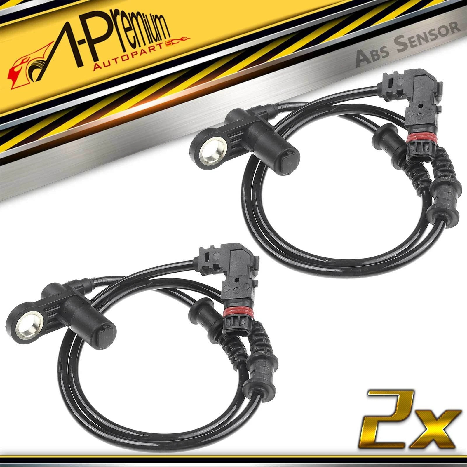 2X Front ABS Wheel Speed Sensor for Mercedes-Benz CL500 S350 (2000–2006)