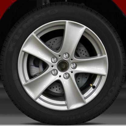 18x8.5 Factory Wheel (Bright Medium Silver Full Face) for 2007-2013 BMW X5