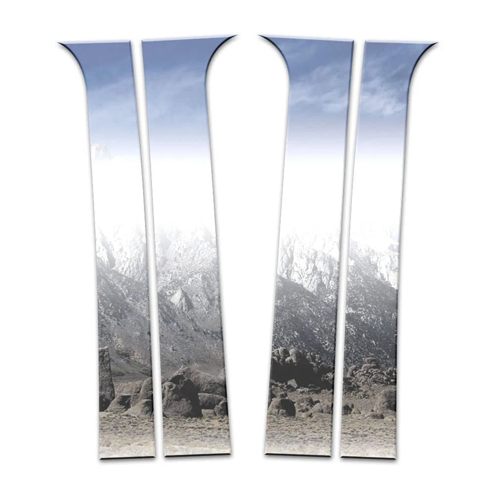 4 Pc Chrome Pillar Post Replacement for 2007–2016 Suburban/Avalanche/Yukon
