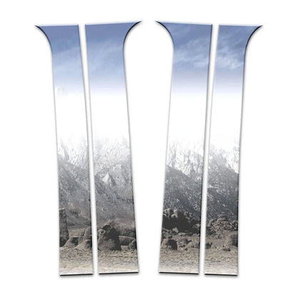 4 Pc Chrome Pillar Post Replacement for 2007–2016 Suburban/Avalanche/Yukon
