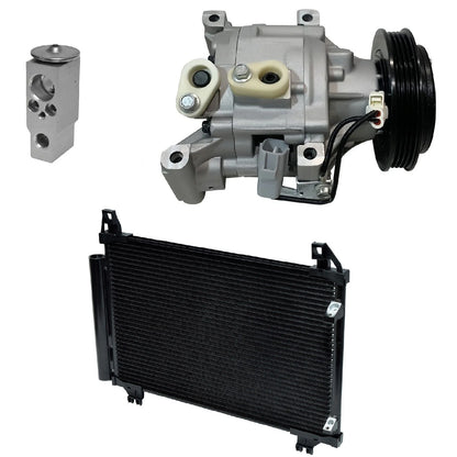 A/C Compressor Kit With Condenser for Toyota Yaris 1.3L (2004–2004)
