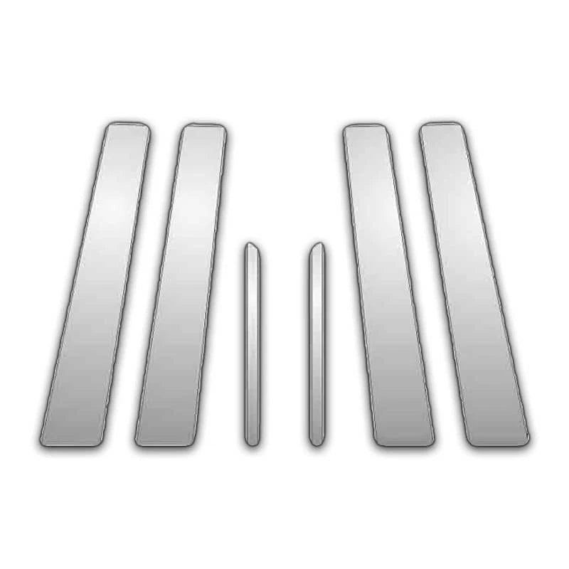 6Pc Chrome Pillar Post Covers for 98-02 Toyota Corolla - P6636