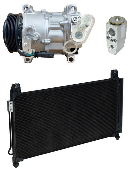 AC Compressor Kit With Condenser for GMC Sierra 2500 HD 6.6L (2015–2019)