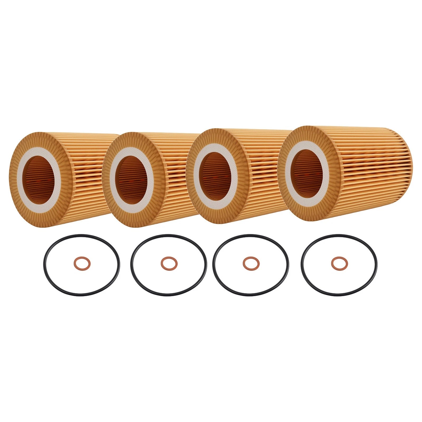 4x Oil Filters for Volvo S80 XC70 XC90 V70 (2007–2015)