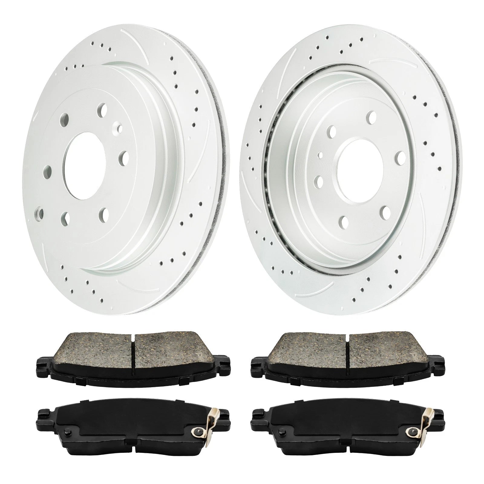 Drilled and Slotted Brake Kit for GMC Acadia and Buick Enclave (2007–2017)