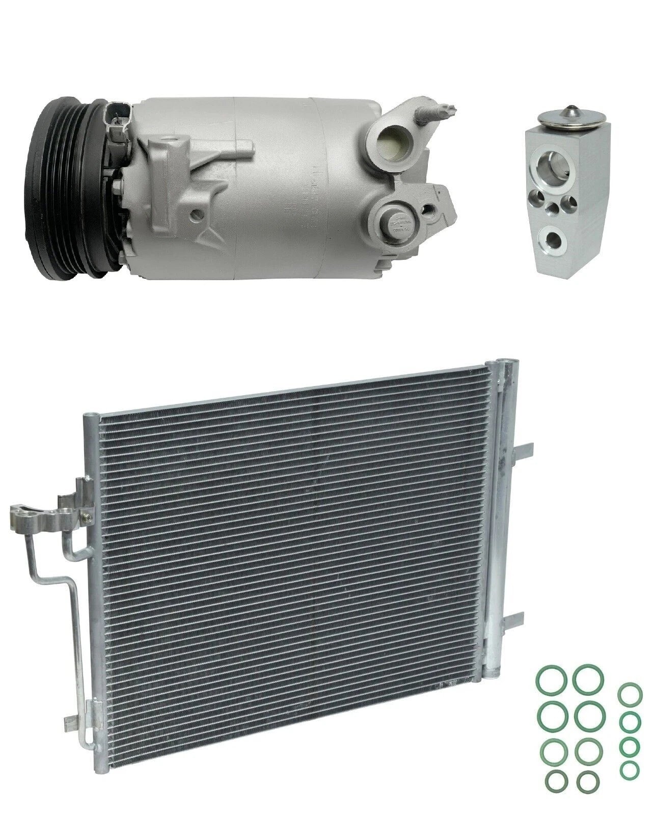 AC Compressor Kit with Condenser for Ford Transit Connect 2.5L (2017–2019)