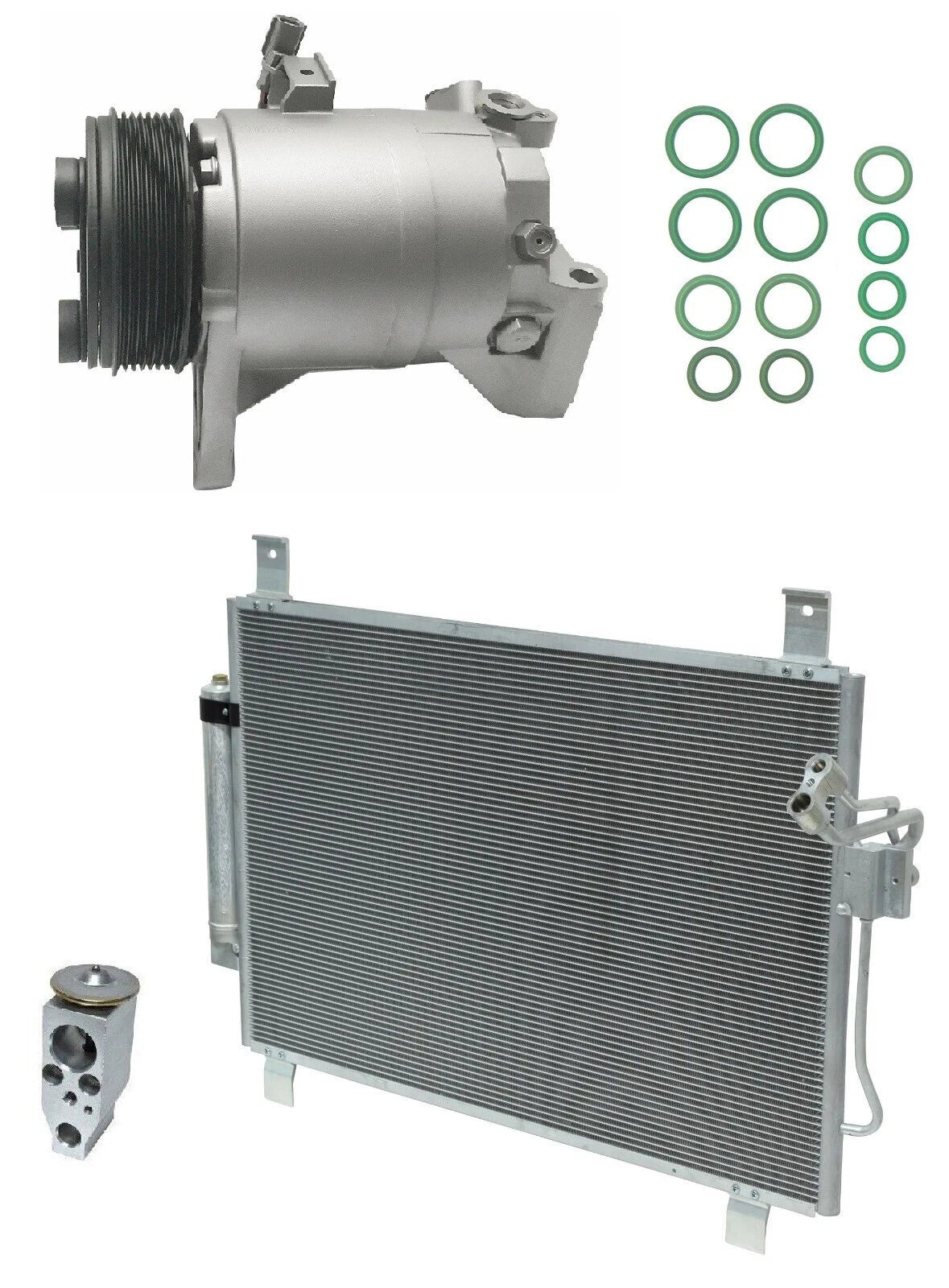 A C Compressor Kit With Condenser for Nissan Pathfinder 3.5L (2015–2015)