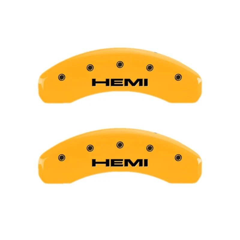 Caliper Covers Set of 4 Engraved Hemi for 2022–2024 Jeep Wagoneer