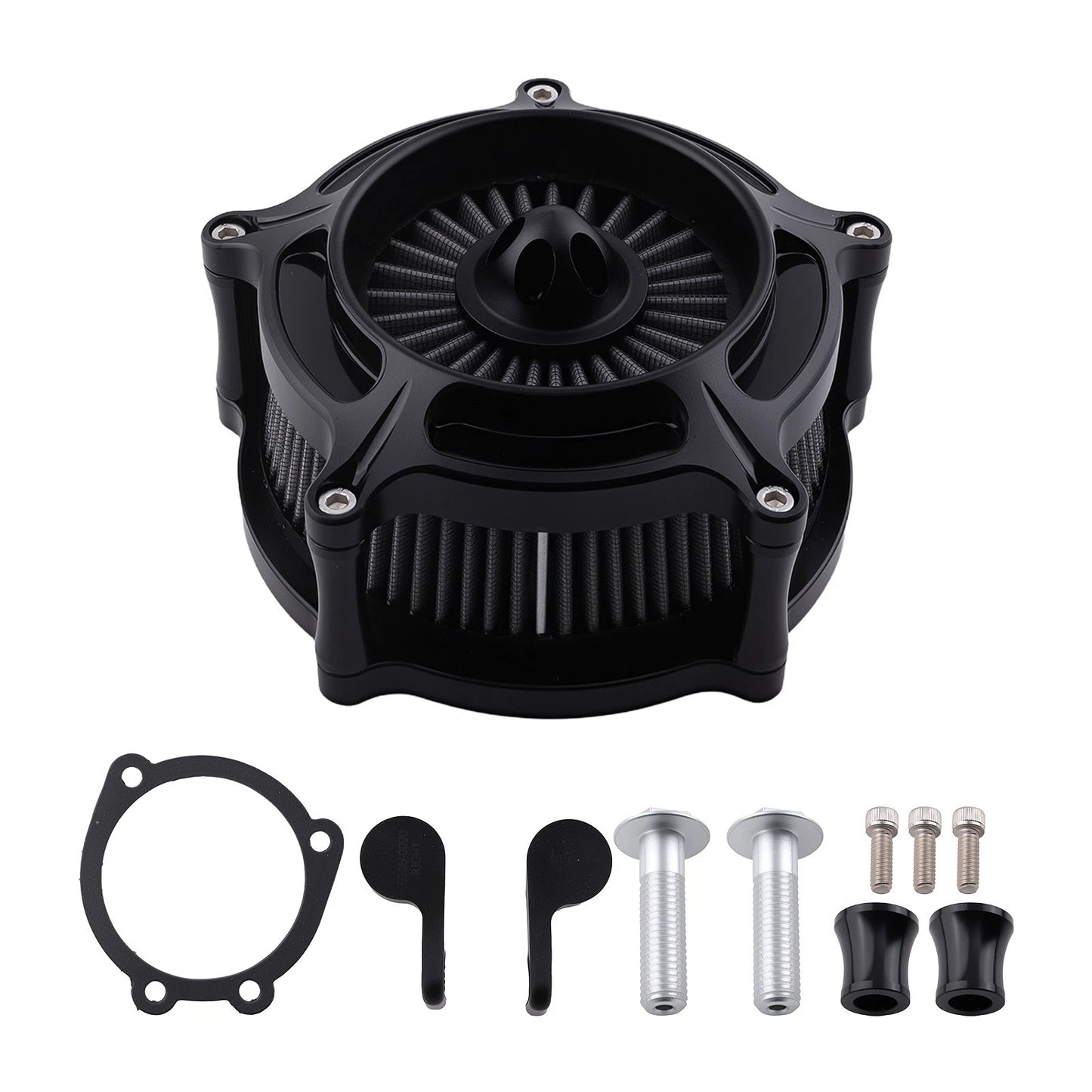 Black Aluminum Air Cleaner Assembly for Harley Sportster XL (2004–Present)