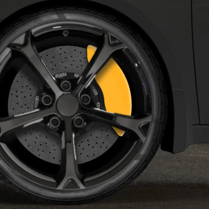 Classic Yellow MGP Caliper Covers Set of 4 for 2019-2020 Ford Edge ST