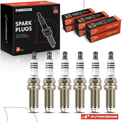 6x Iridium Platinum Spark Plugs for Mitsubishi Outlander (2007–2013)