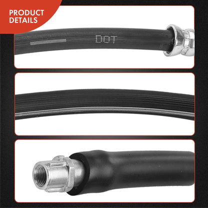 2X Rear Brake Hydraulic Hose for Chevy Malibu (2004–2007)