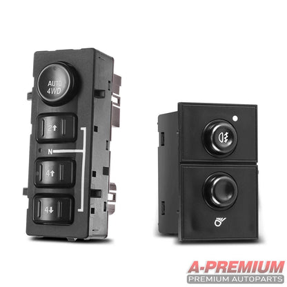 4X4 Selector Switch & Fog Light Switch for Chevrolet Silverado GMC