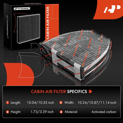 Activated Carbon Cabin Air Filter for Land Rover Discovery Sport (2015–2023)