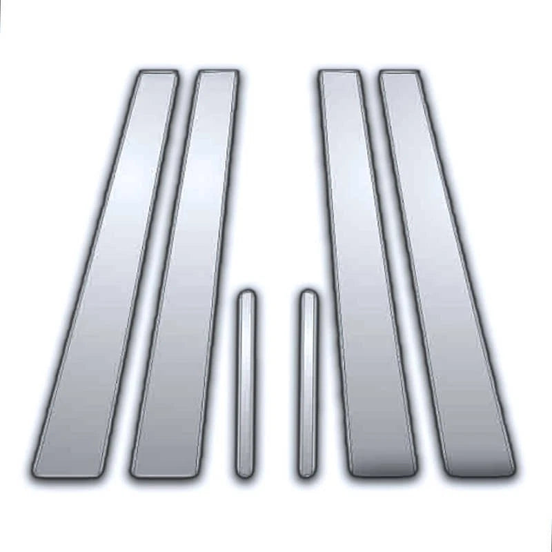 6Pc Chrome Pillar Post Covers for Toyota Avalon (2005–2012)