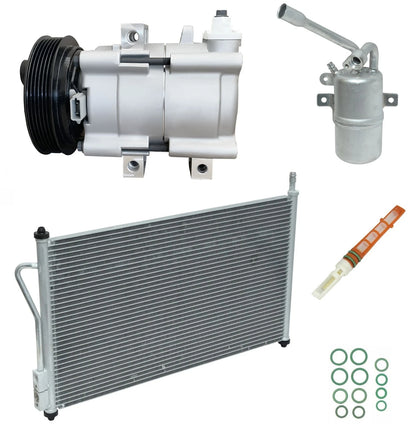 AC Compressor Kit with Condenser for Ford Focus 2.3L (2005–2007)