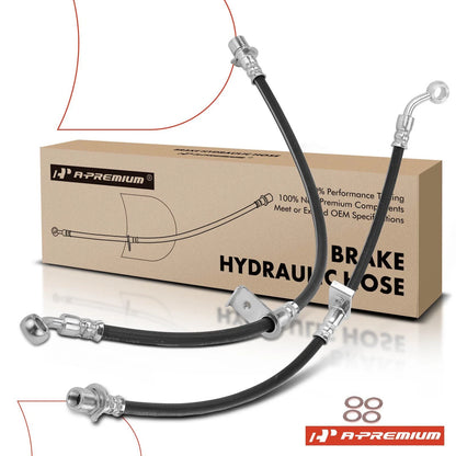 2X Rear Brake Hydraulic Hose for Chevy Equinox GMC Terrain (2013–2016)