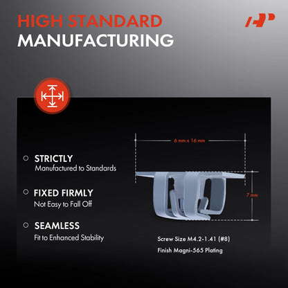 30x Metal Front Bumper Specialty Nut for Chevy Malibu Impala