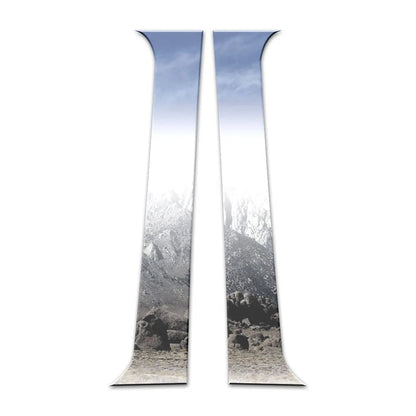 2Pc Chrome Pillar Post Covers for Nissan Frontier King Cab (2005–2024)