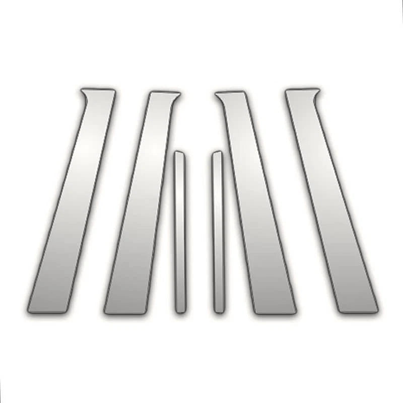 6Pc Chrome Pillar Post Covers for Jeep Liberty (2008–2024)