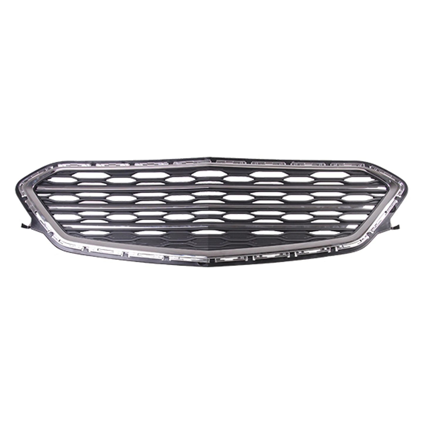 Replacement Black Chrome/Matte ABS Plastic Front Lower Grille