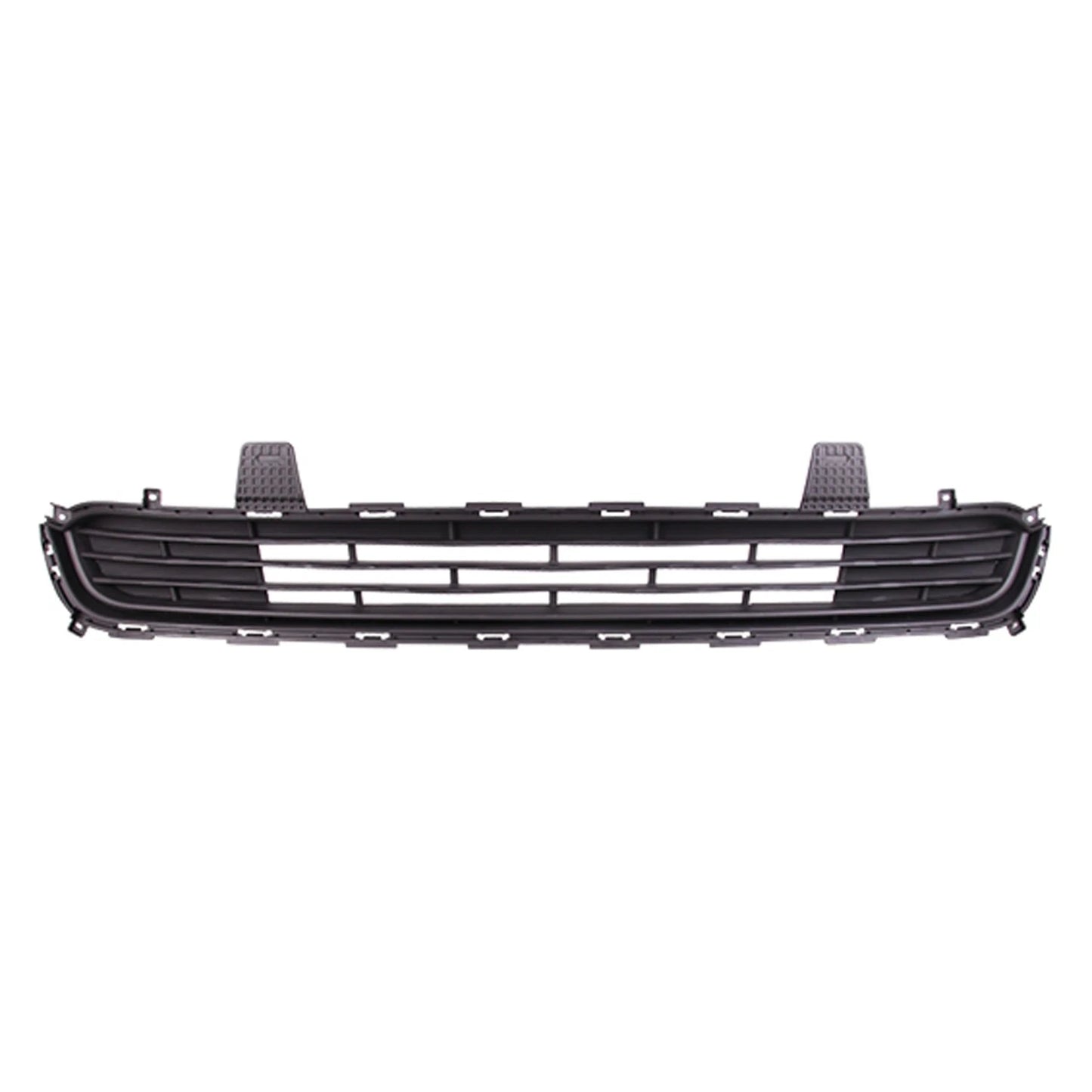 Replacement Gray Matte/Textured Polypropylene Front Bumper Cover Grille