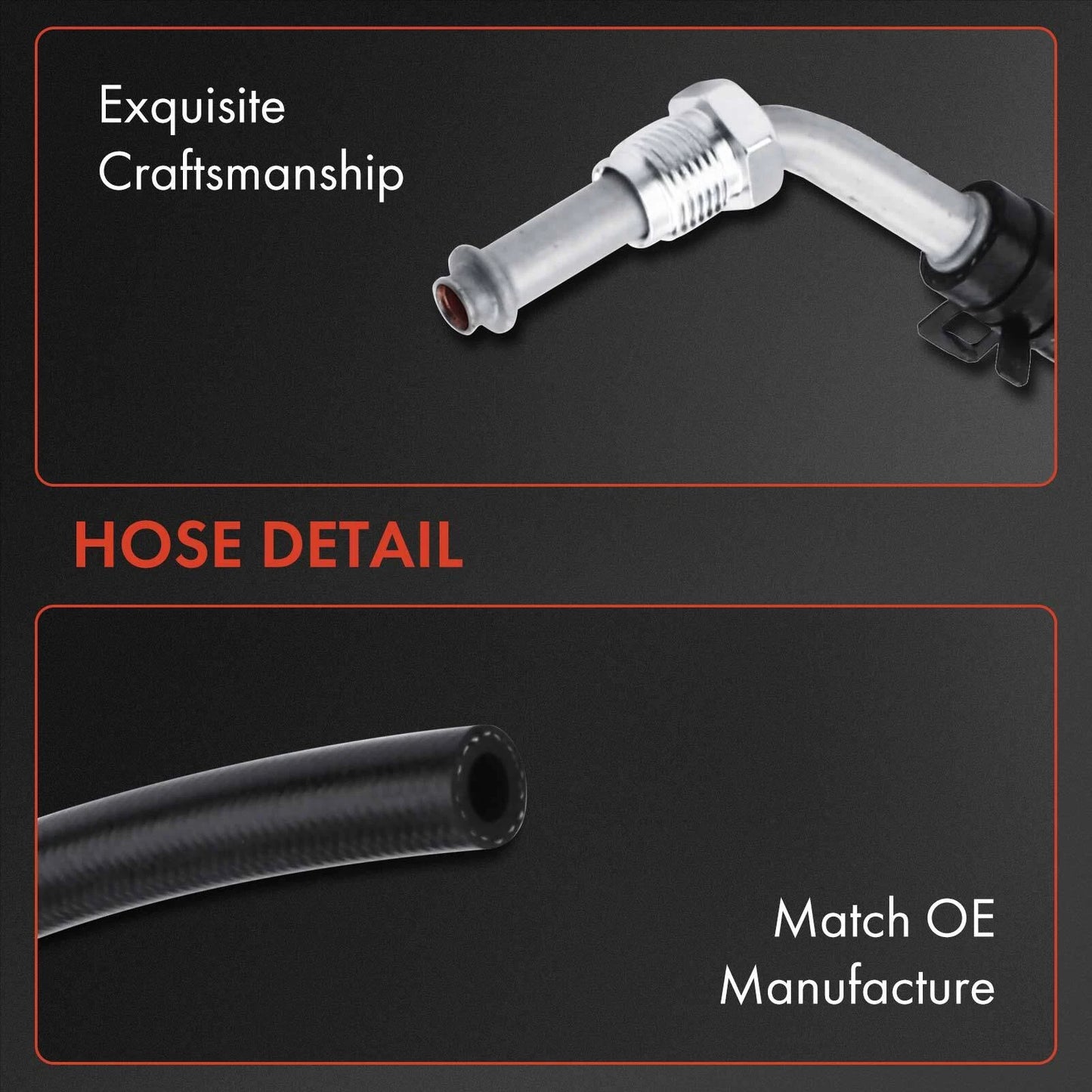 2X Power Steering Pressure & Return Hose for Saturn SC2 SL2 (2000–2002)