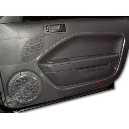 4pc Chrome Vinyl Door Trim Kit for 2005–2009 Ford Mustang