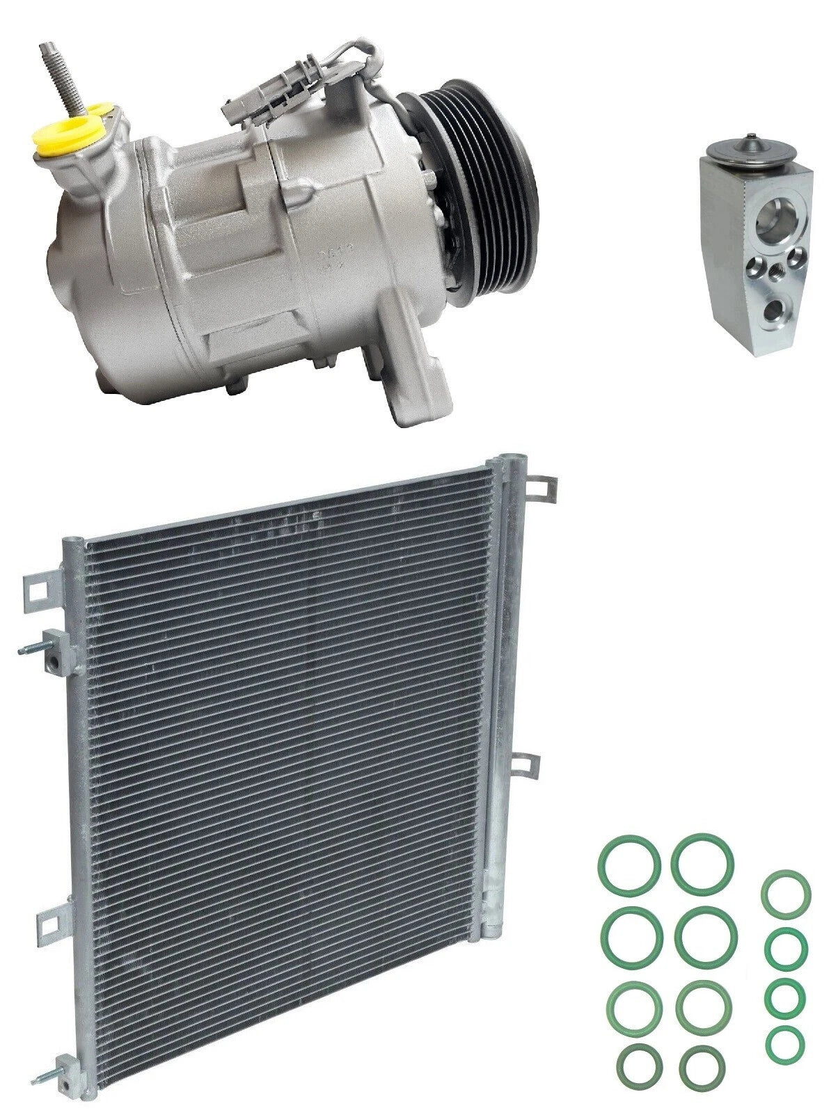 AC Compressor Kit with Condenser for Cadillac XT5 3.6L (2017–2019)
