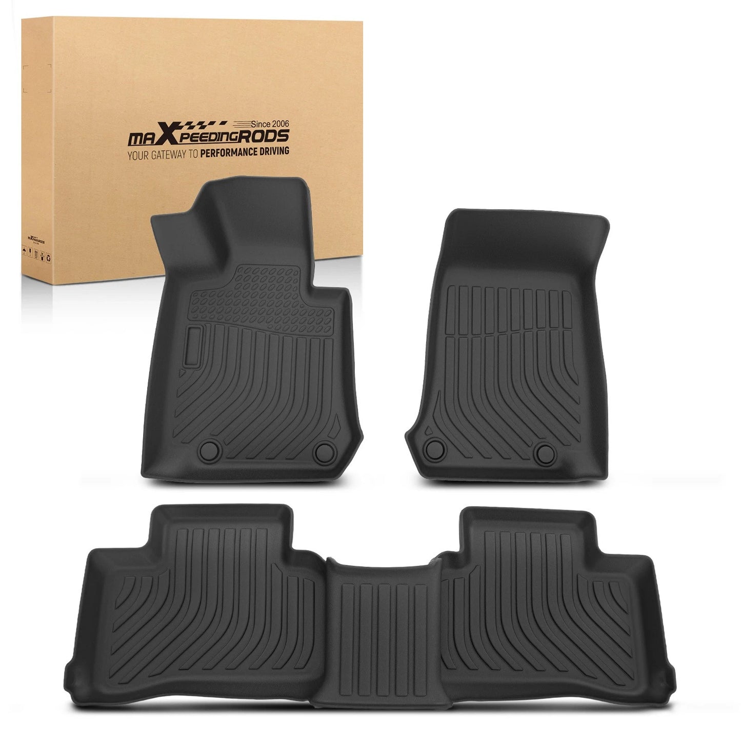 All-Weather Floor Mats for Mercedes-Benz GLC300/GLC43 AMG (2016–2022)
