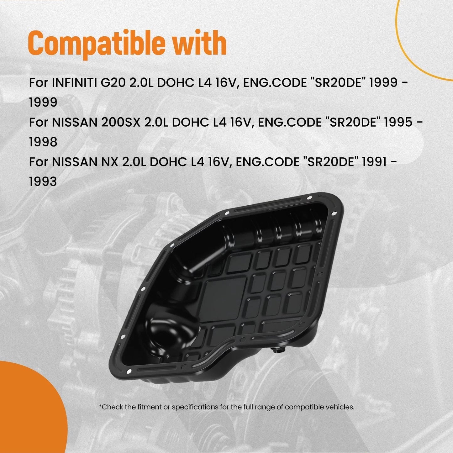 Engine Oil Pan Replacement for Infiniti G20 (1999–1999)