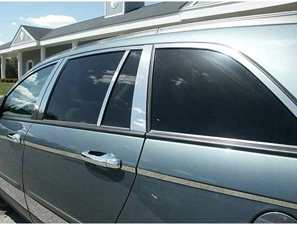 14p Luxury FX Chrome Window Package (w/Posts) for 04-08 Chrysler Pacifica