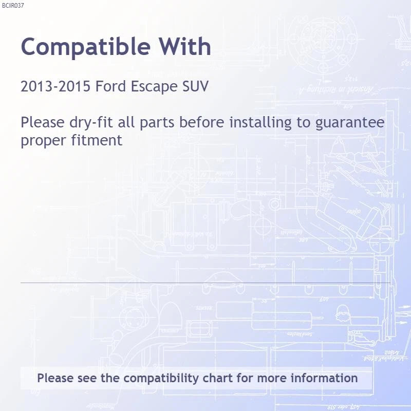 Chrome Body Side Molding Kit OEM Fit for Ford Escape SUV (2013–2019)
