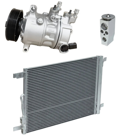 A C Compressor Kit With Condenser for Volkswagen GTI 2.0L (2015–2015)