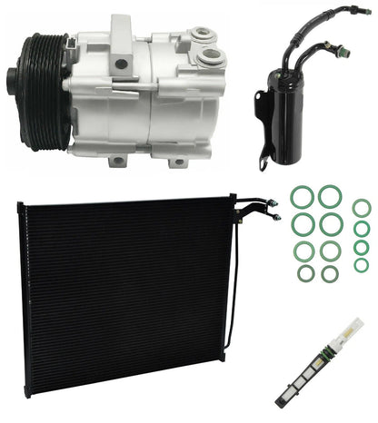 AC Compressor Kit With Condenser for Ford E-450 Super Duty (2007–2007)