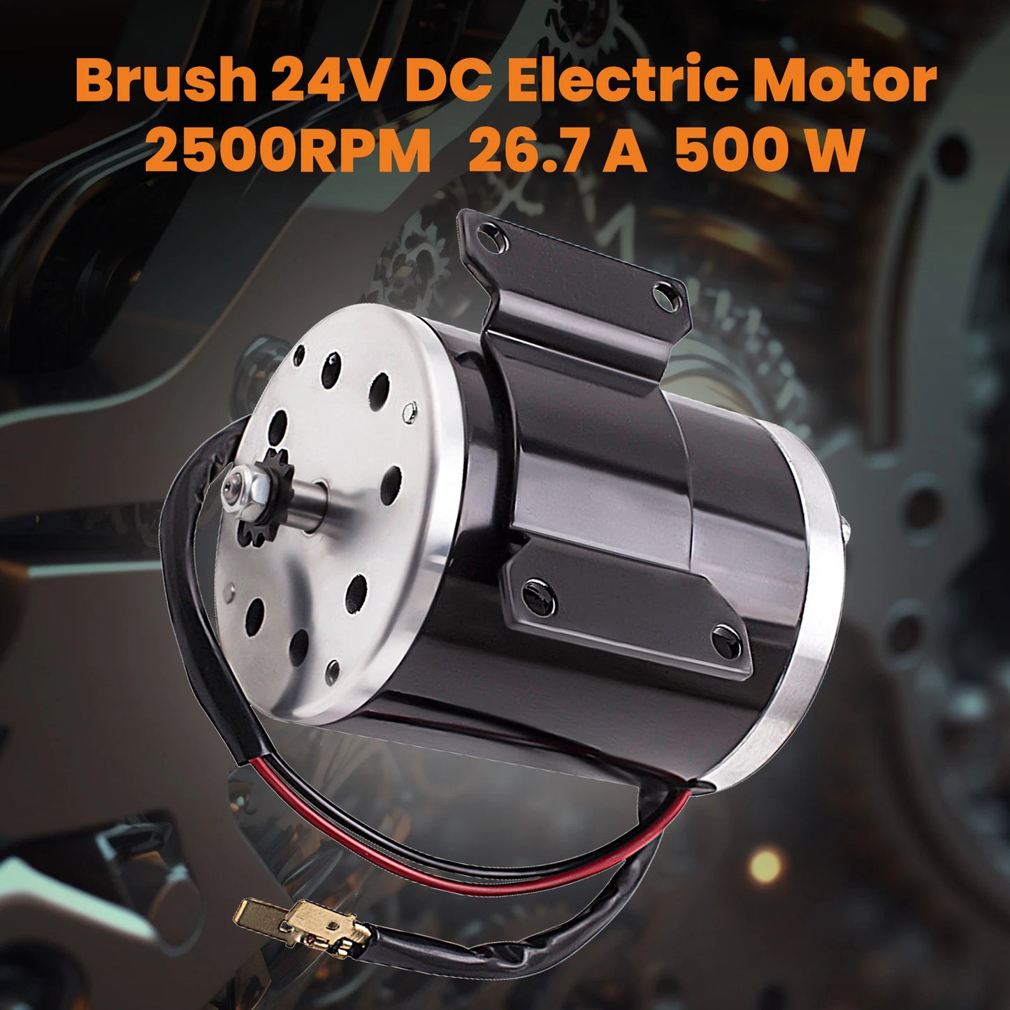 500W 24V DC Electric Motor for Scooter Go-Kart Minibike DIY (MY ZY 1020, 2010–2019)