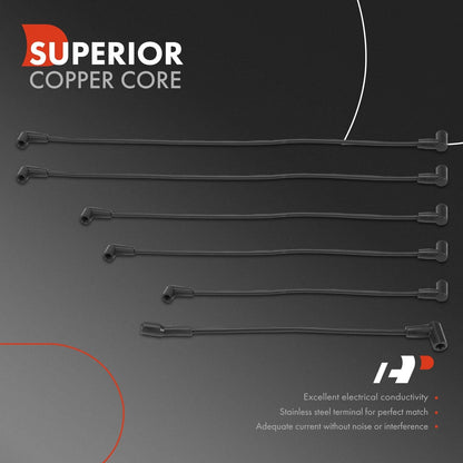 6x Spark Plug Wire Set for GMC C15 C1500 C25 C2500 C35 C3500 Jimmy (1973–1995)