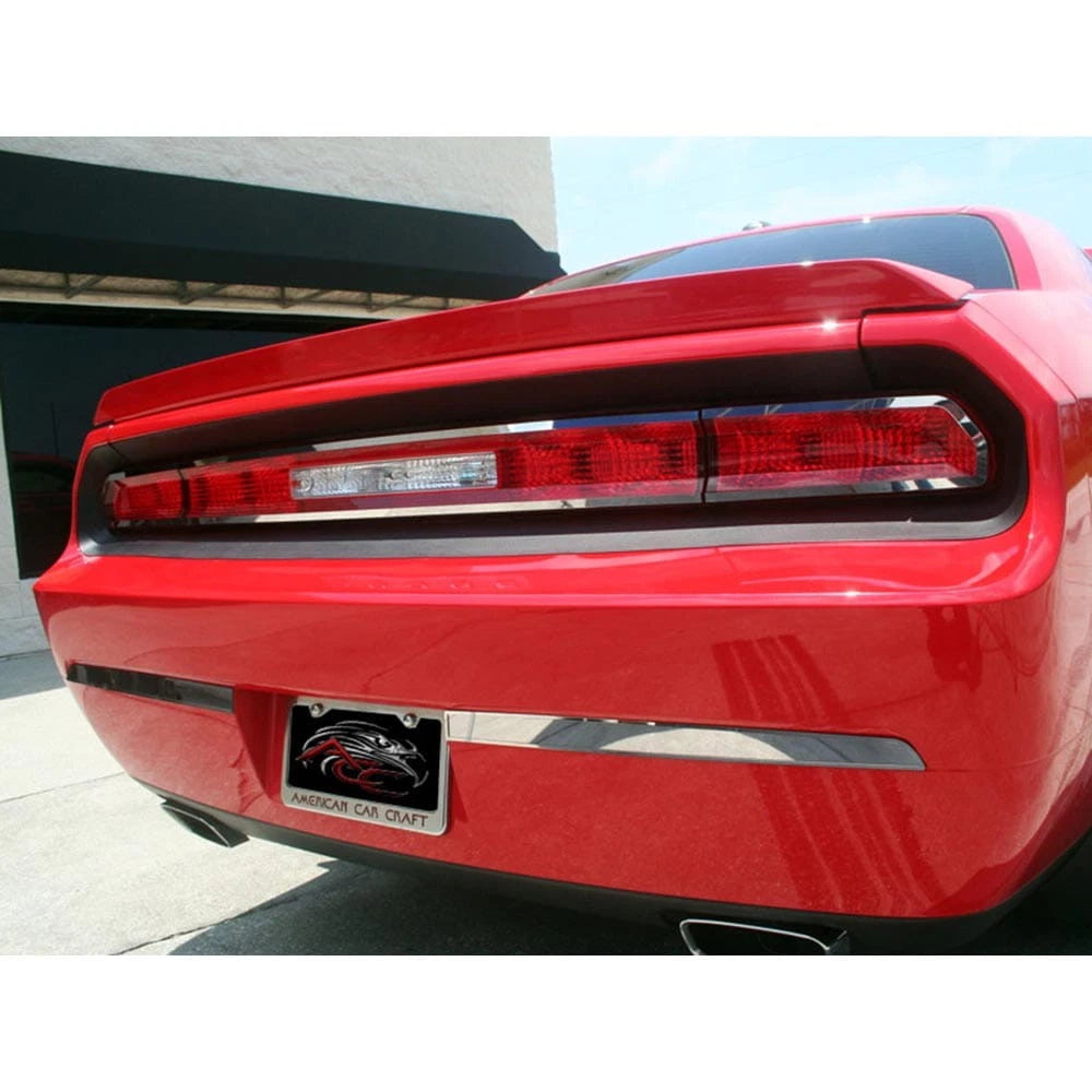 Bumper Insert Trim Plate Brushed Stainless Steel for Dodge Challenger (2008–2014)
