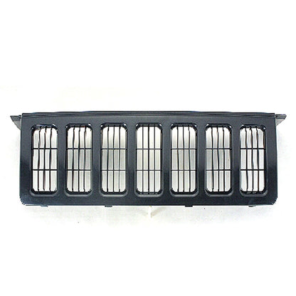 Replacement Primed/Ready to Paint Plastic Front Grille w/Vertical Bar Insert