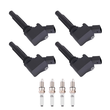 Ignition Coil Set and Spark Plugs for Volkswagen Jetta (2016–2018)