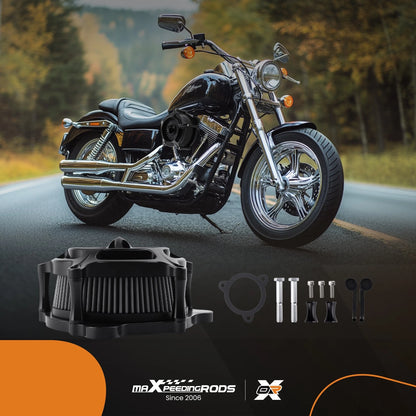 High Flow Air Cleaner Kit for Harley Softail (2016–2017) Aluminum Filter System