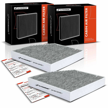 2X Activated Carbon Cabin Air Filter for Mercedes-Benz W205 (2015–2021)