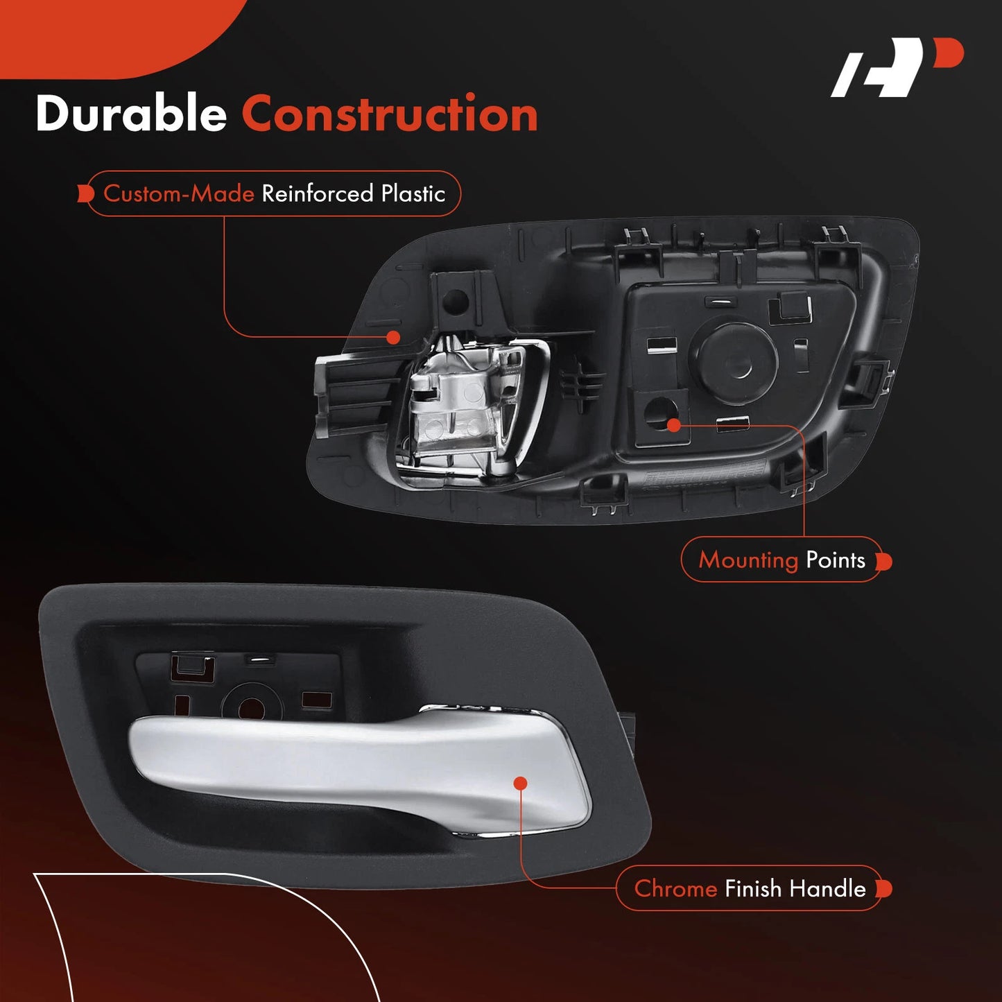 2X Rear Interior Door Handle for Chrysler 300 (2011–2016)