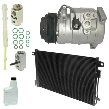 AC Compressor Kit Replacement with Condenser for Audi A3 2014–2018