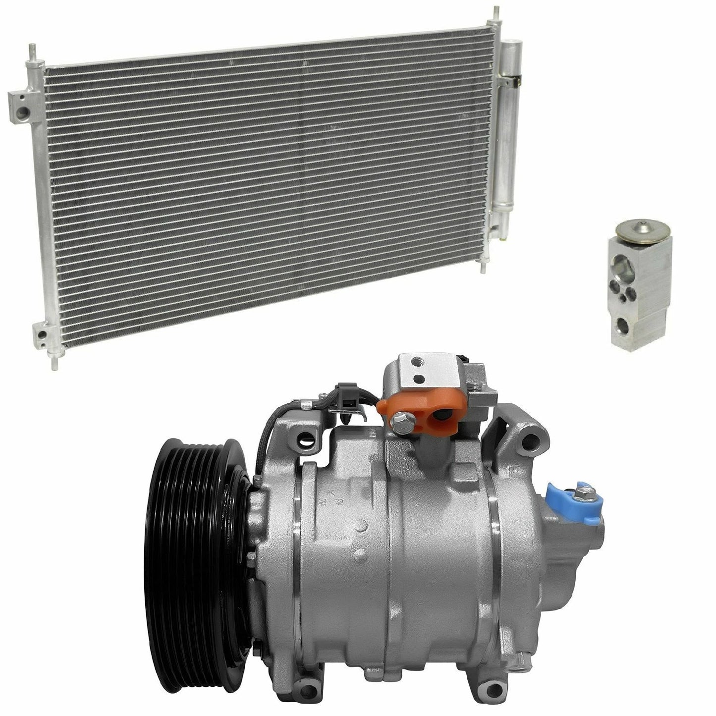 AC Compressor Kit With Condenser for Honda Crosstour 2012–2016