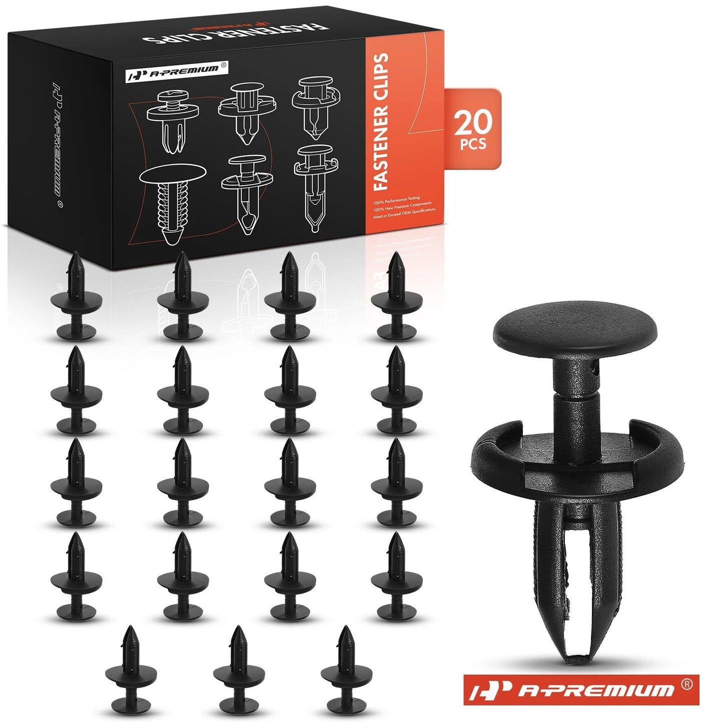 20Pcs Nylon Bumper Fender Retainer Clips for Chevrolet
