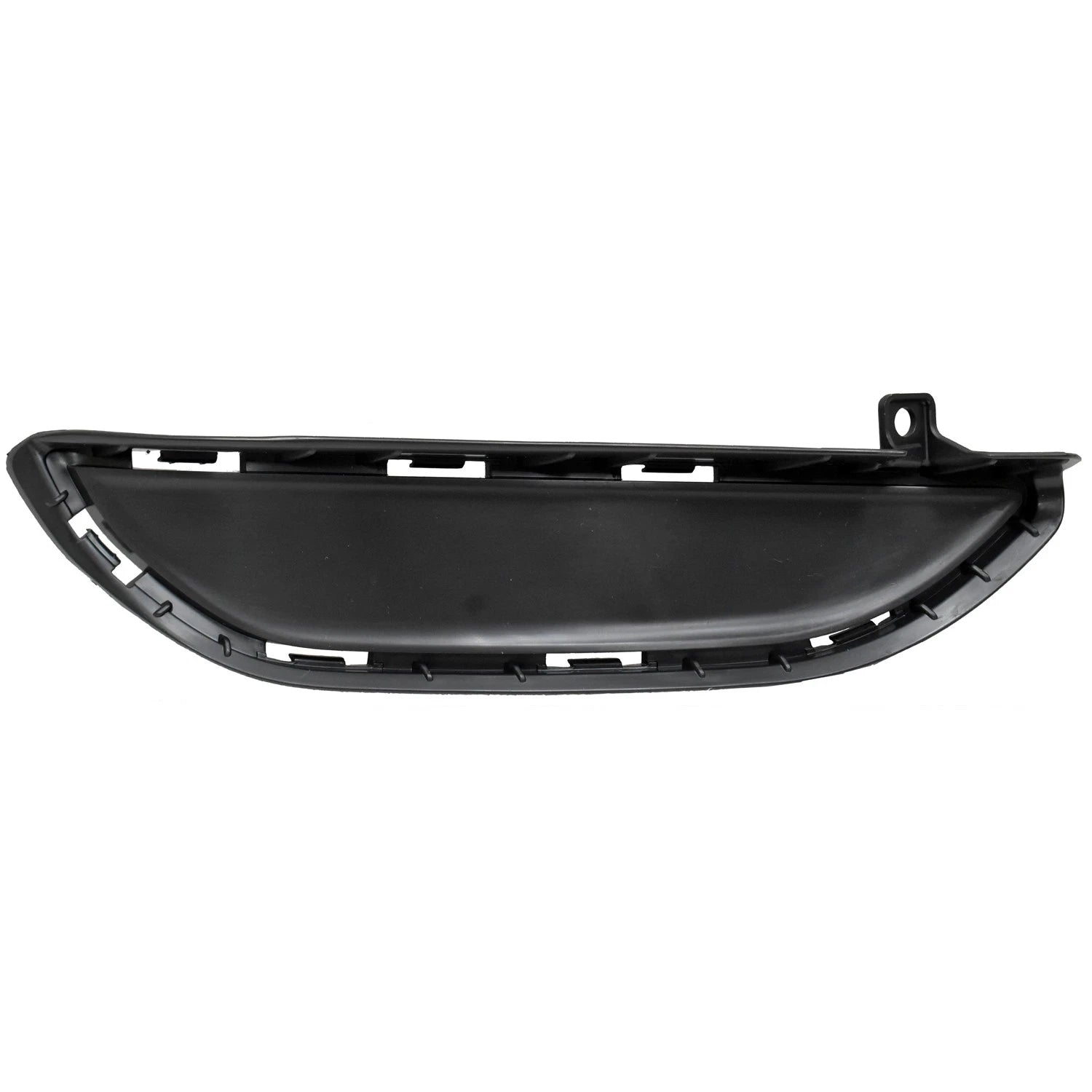 Replacement Black Gloss Polypropylene Front Passenger Lower Bumper Cover Grille