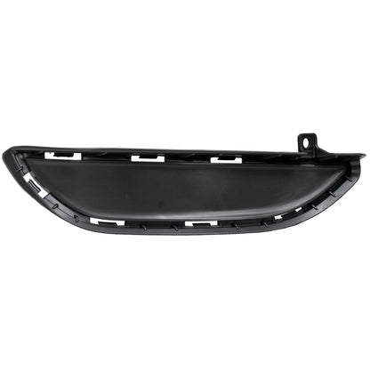 Replacement Black Gloss Polypropylene Front Passenger Lower Bumper Cover Grille