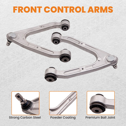 2 Pcs Front Upper Control Arms w/ Ball Joint for 2006-2010 Hummer H3 H3T