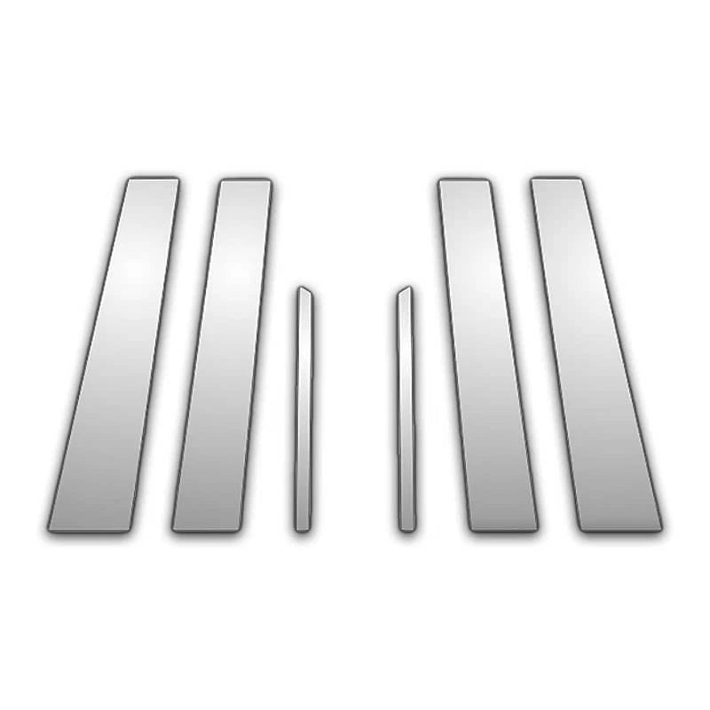 6Pc Chrome Pillar Post Covers for 05-19 Chrysler Aspen - P2234